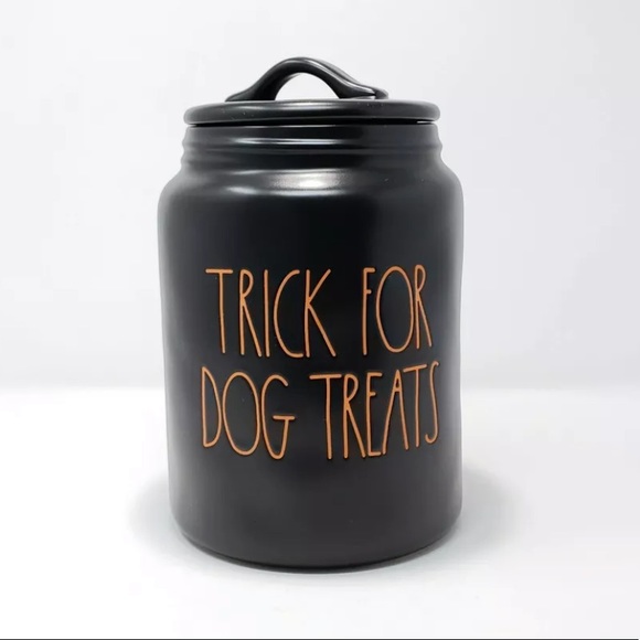 Rae Dunn Other - Rae Dunn TRICK FOR DOG TREATS Canister Halloween